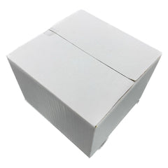 3 Ply White Corrugated Box for Packing (8X7.7X5.5 inches) - Pack of 25 Boxes