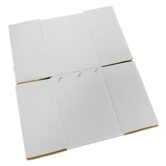 3 Ply White Corrugated Box for Packing (8X7.7X5.5 inches) - Pack of 25 Boxes