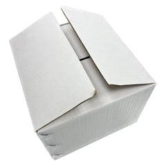 3 Ply White Corrugated Box for Packing (8X7.7X5.5 inches) - Pack of 25 Boxes
