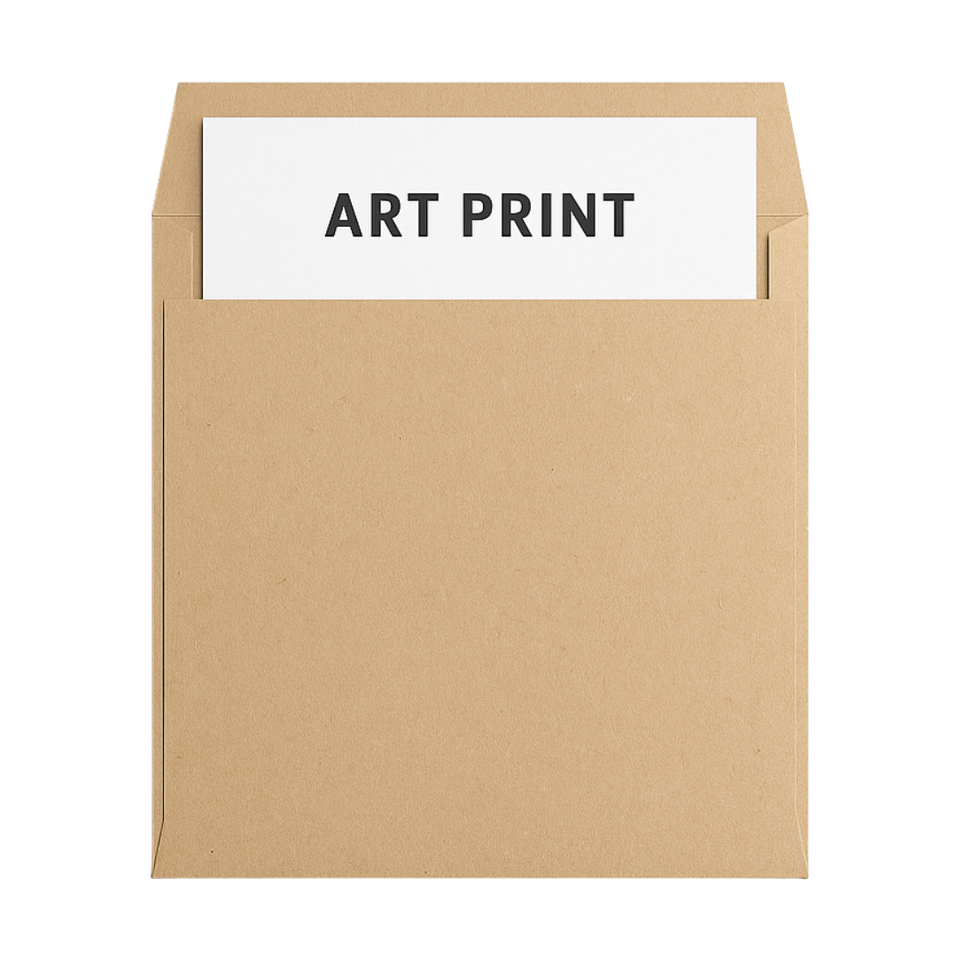Flat Kraft Envelope for Art Prints