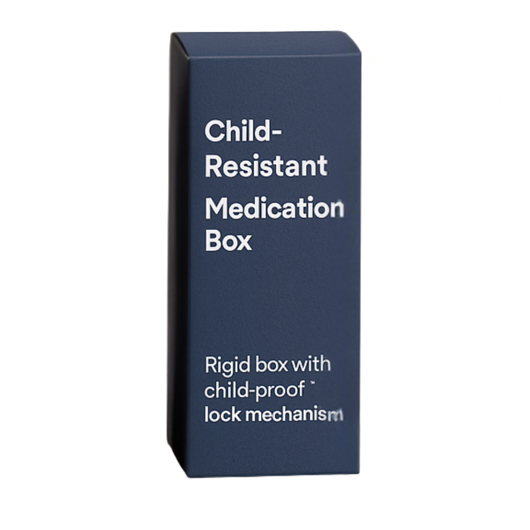 Child-Resistant Medication Box