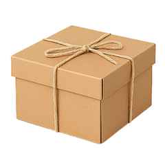 Biodegradable Gift Box with Hemp String