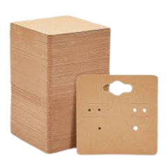 Printed Kraft Earring Card