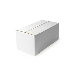 5 Ply White Corrugated Box For Packing (13.38X11.61X6 inches) - Pack of 10 Boxes