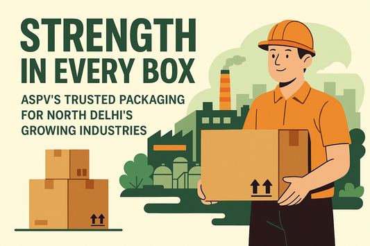 Strength in Every Box — ASPV’s Trusted Packaging for North Delhi’s Growing Industries
