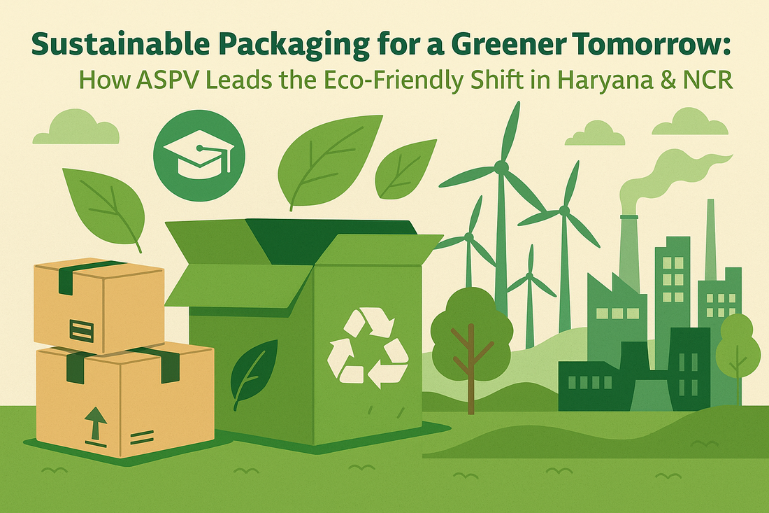 Sustainable Packaging for a Greener Tomorrow: How ASPV Leads the Eco-Friendly Shift in Haryana & NCR