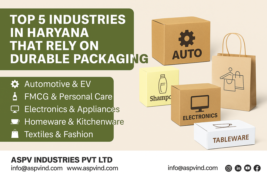 Top 5 Industries in Haryana That Rely on Durable Packaging