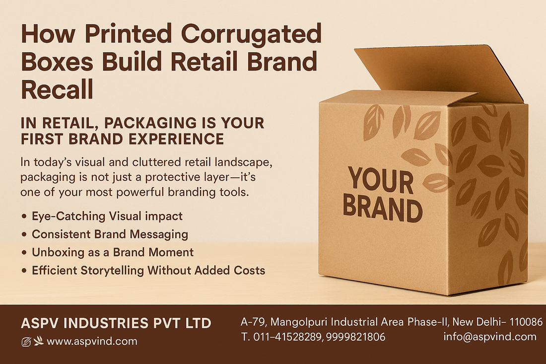 How Printed Corrugated Boxes Build Retail Brand Recall