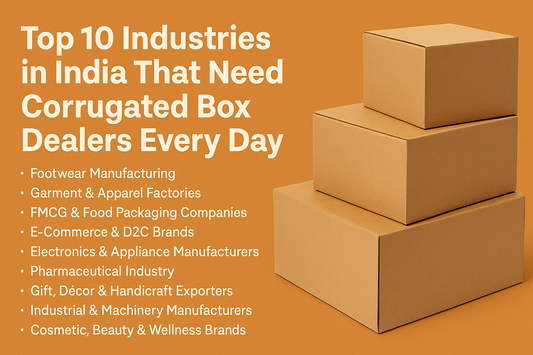 Top 10 Industries in India That Need Corrugated Box Dealers Every Day