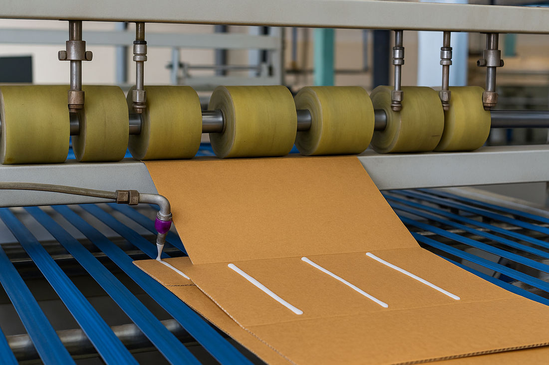 Poor Sheet Adhesion in Corrugated Boxes — How Manual Pasting Weakens Box Quality and Strength
