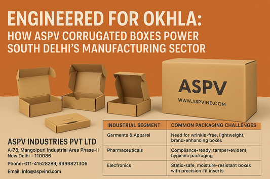 Engineered for Okhla: How ASPV Corrugated Boxes Power South Delhi’s Manufacturing Sector