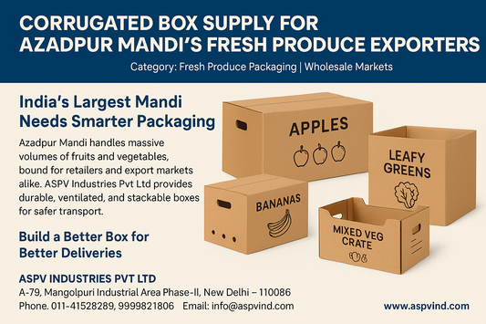 Corrugated Box Supply for Azadpur Mandi’s Fresh Produce Exporters