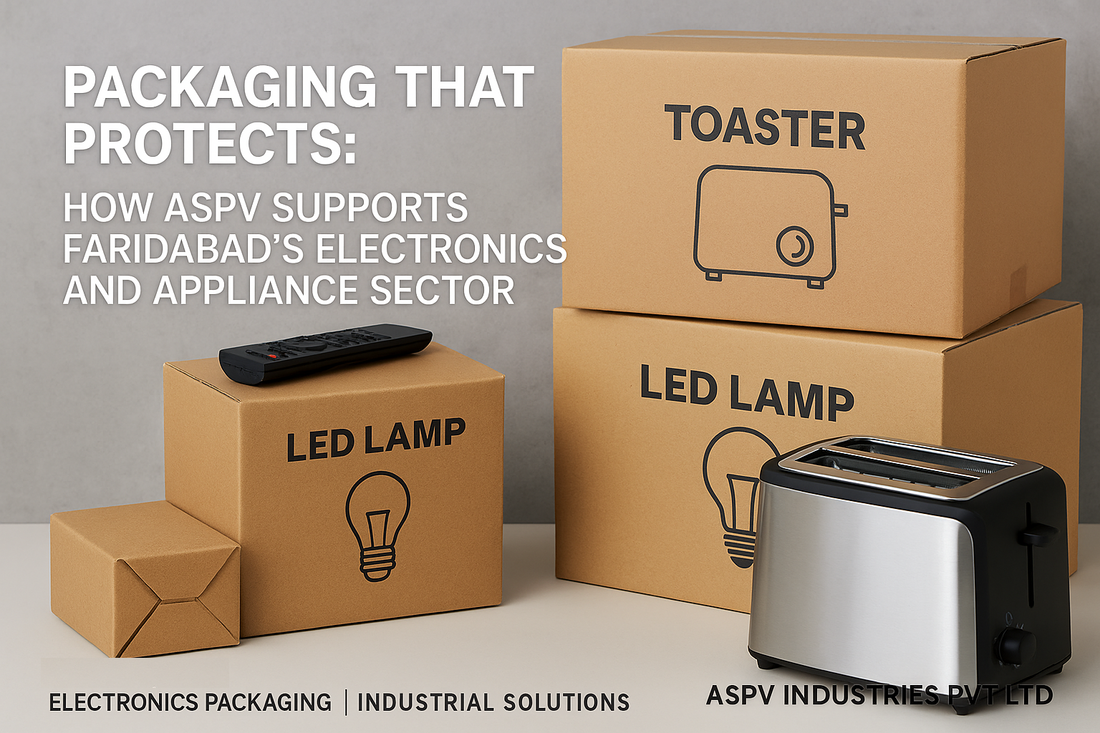 Packaging That Protects: How ASPV Supports Faridabad’s Electronics and Appliance Sector