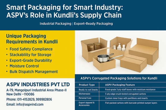 Smart Packaging for Smart Industry: ASPV’s Role in Kundli’s Supply Chain