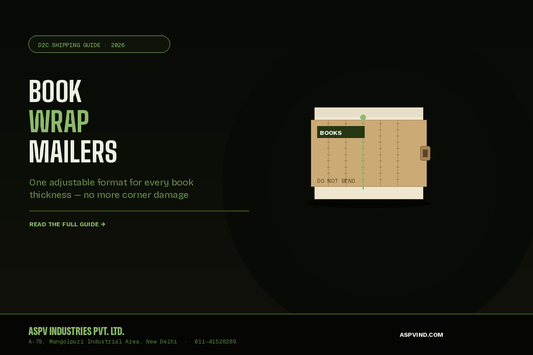 Book Wrap Mailers — The Adjustable Packaging Format Built for Shipping Books Without Damage