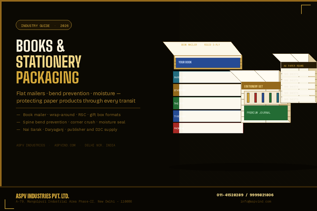 Corrugated Packaging for Books, Stationery and Office Supplies — Protecting Paper Products in Transit