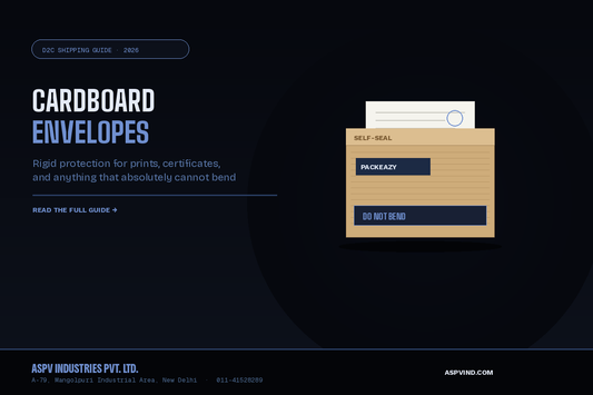Corrugated Cardboard Envelopes — Rigid Flat-Item Protection for Documents, Prints, and Certificates