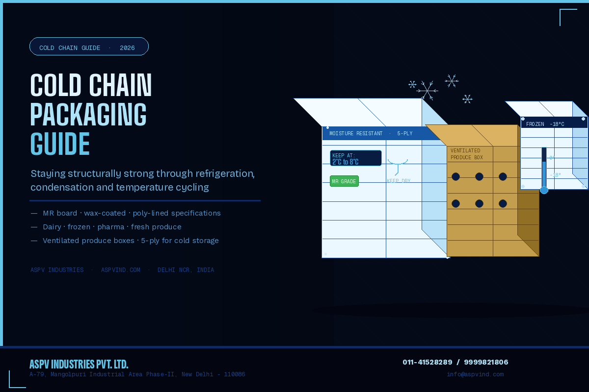Cold Chain Packaging Design Corrugated Packaging for Cold Chain and Refrigerated Goods Output – aspvind
