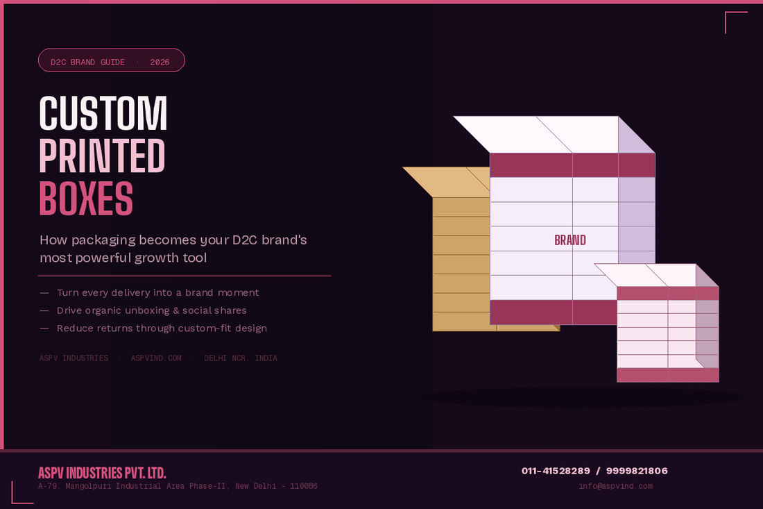 How Custom Printed Corrugated Boxes Help D2C Brands Grow