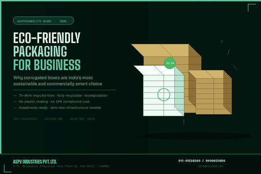 Eco-Friendly Packaging — Why Corrugated Boxes Are the Most Sustainable Choice for Indian Businesses