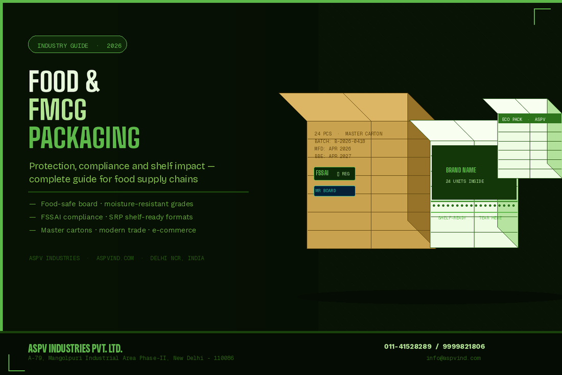 Corrugated Packaging for the Food and FMCG Industry — Protection, Compliance and Shelf Impact