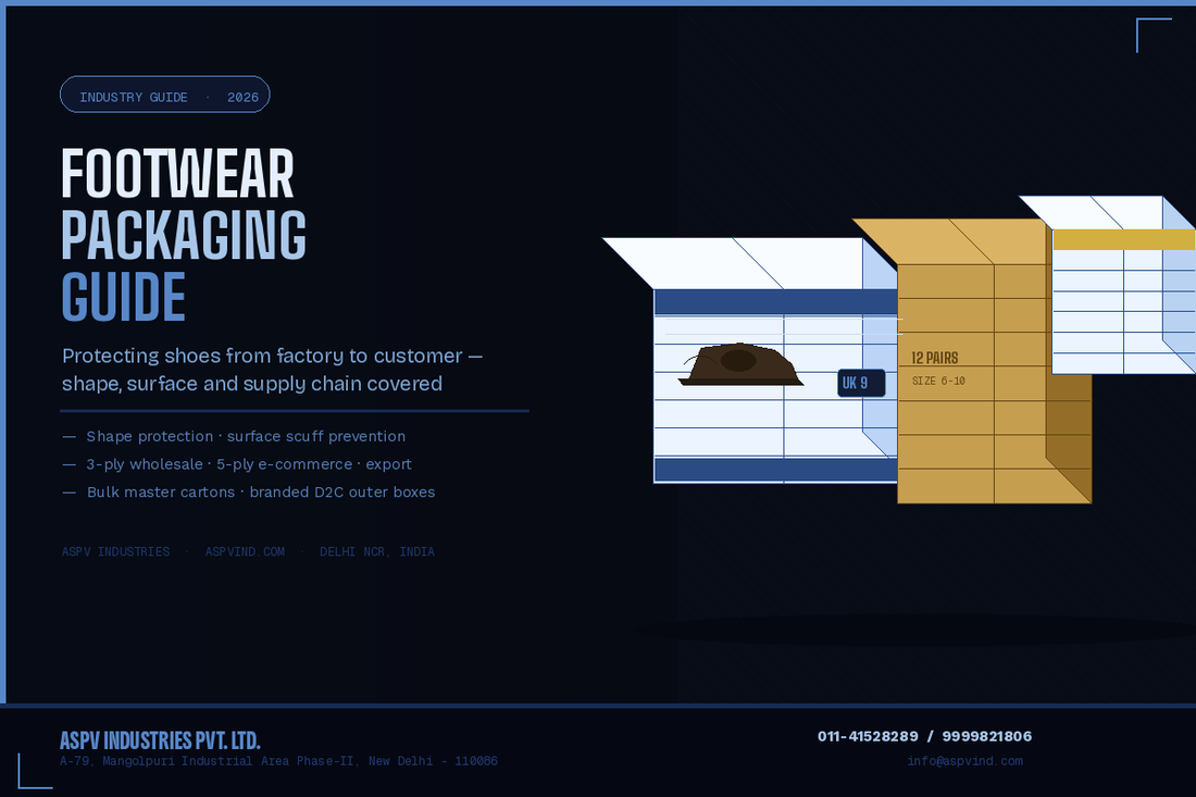 Corrugated Packaging for the Footwear Industry — Protecting Shoes from Factory to Customer