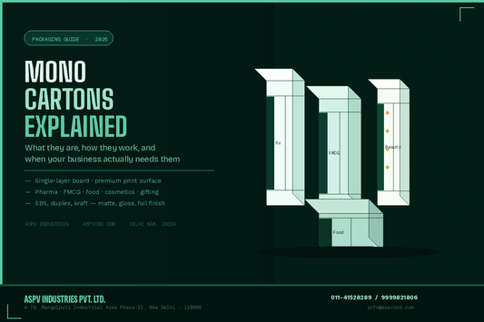 Mono Cartons — What They Are, How They Work, and When Your Business Needs Them