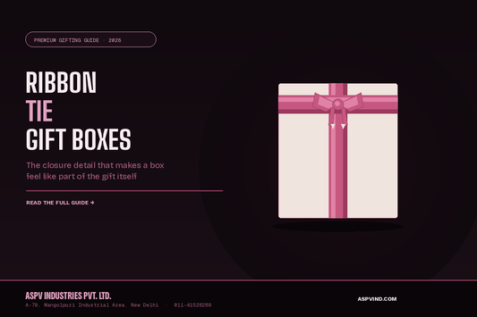 Gift Boxes with Satin Ribbon Tie — The Closure Detail That Defines Premium Gifting Packaging