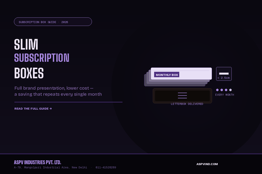 Slim Subscription Boxes — Letterbox-Friendly Packaging Without Compromising Brand Presentation