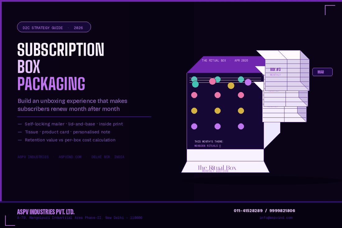 Subscription Box Packaging — How to Build an Unboxing Experience That Drives Renewals
