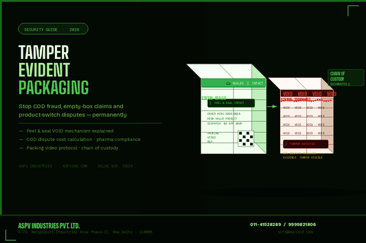 Tamper-Evident Packaging — How to Prevent COD Fraud and Protect Your E-Commerce Business