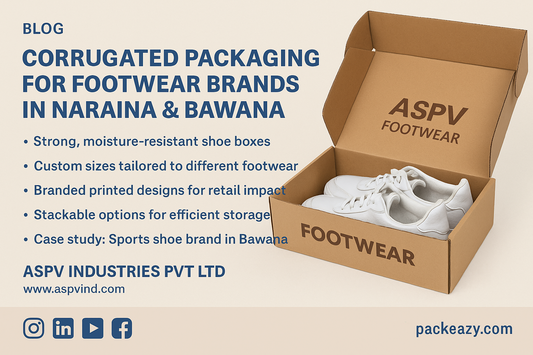 Corrugated Packaging for Footwear Brands in Naraina & Bawana