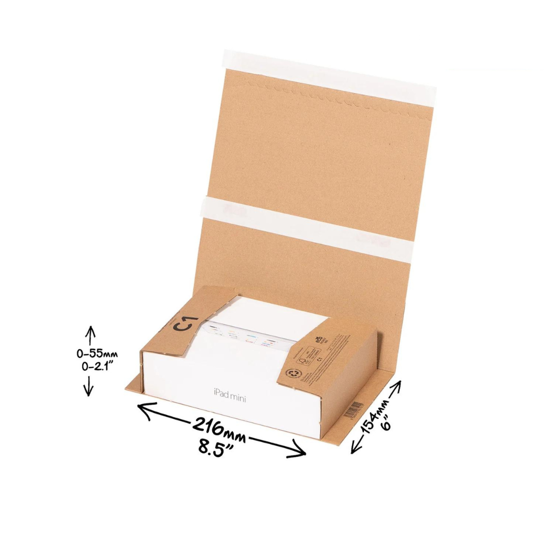 C1 Book Wraps - Ideal for A5 books, hardbacks, paperbacks and DVDs (PACK OF 50)