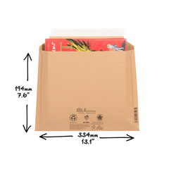 Cardboard Envelopes (Lil A194+) - Perfect for oversized paperback books (PACK OF 50)