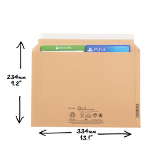 A2 (334x234mm) A4 size mailer - Fits comic books, DVDs and much more (PACK OF 50)