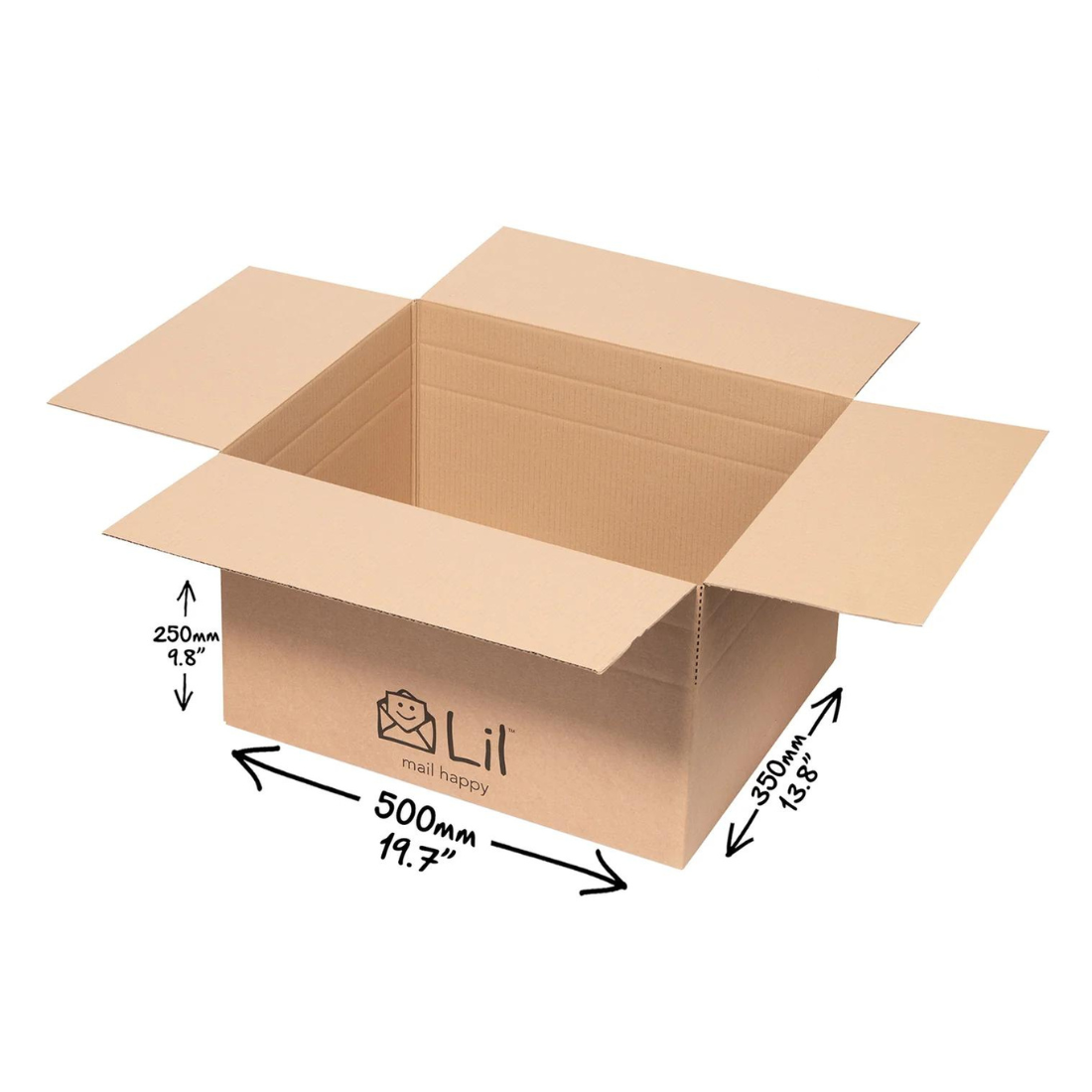 K10 Single Walled Cardboard Box - Fits 90% of all 4 slice toasters, coffee machines, blenders, bread makers, slow cookers, PS4 and many other retail items (PACK OF 50)
