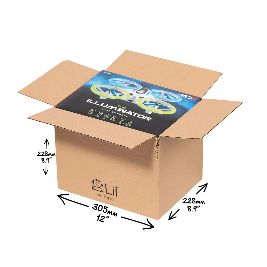 E3+ Single Walled Cardboard Box - Perfect aspackaging boxes (PACK OF 50)
