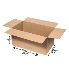 K80 Single Walled Cardboard Box - Designed to accommodate large household appliances like mini fridges, sandpits, and children's play tables (PACK OF 50)