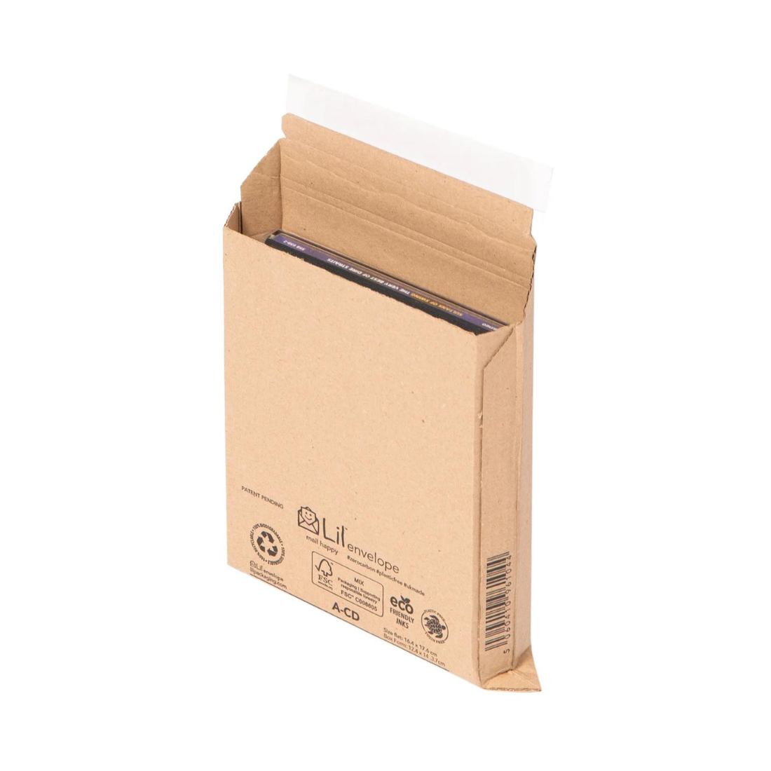 A-CD mailer - Fits 100% of CDs. Amazon style packaging (PACK OF 50)