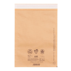 LB2 - kraft paper mail bag - Great for eco-conscious fashion brands looking to reduce plastic in their line-up (PACK OF 50)