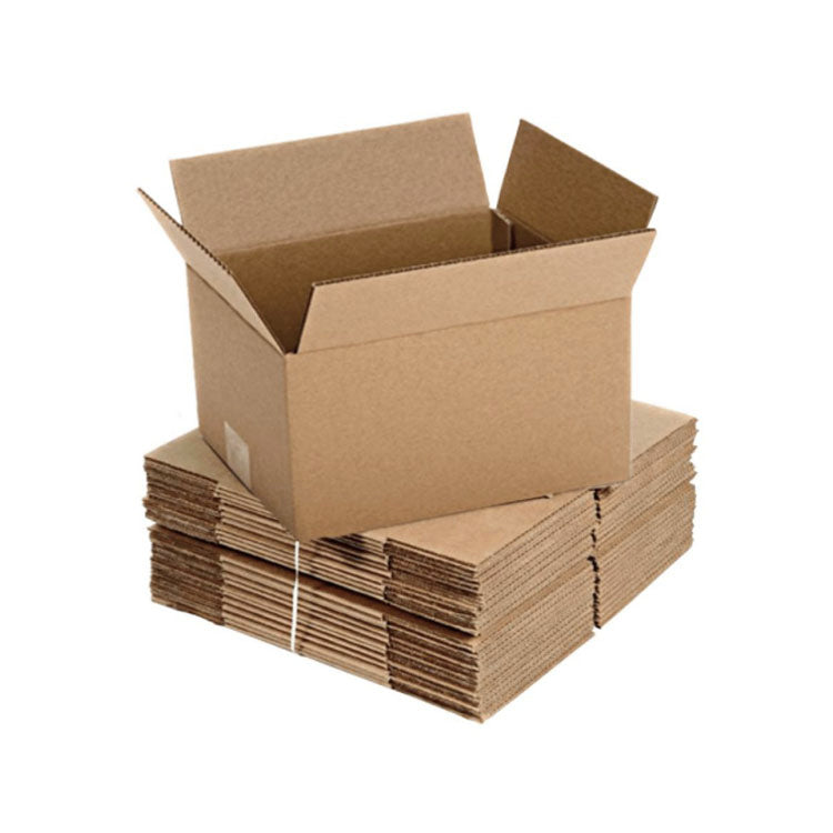 Brown Corrugated Cardboard Box for Packing (11 X 6 X 5 inches) - Pack of 25 Boxes