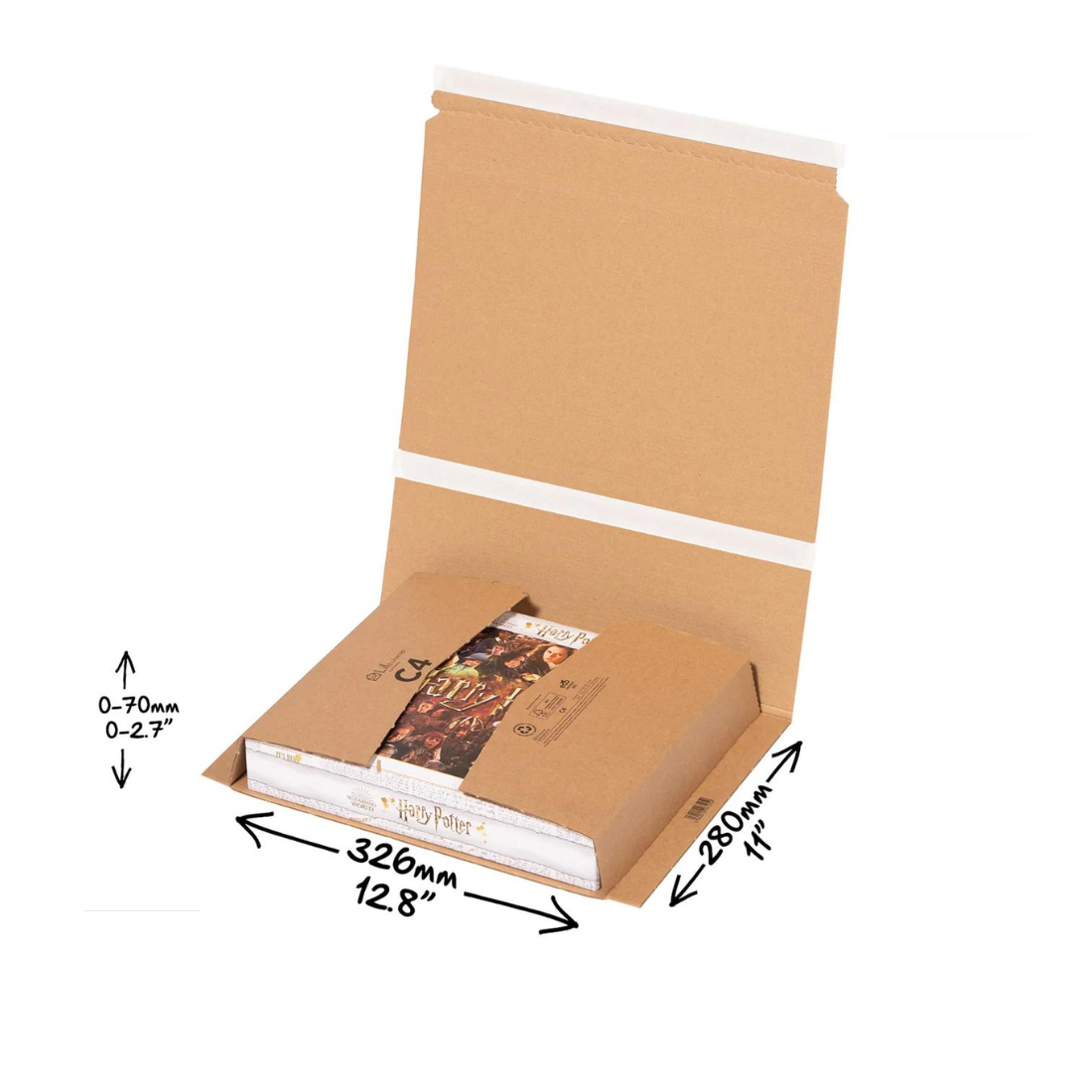 C4 Book Wraps - Ideal for A4 photo albums, yearbooks and A4 size recipe books in hardback format (PACK OF 50)