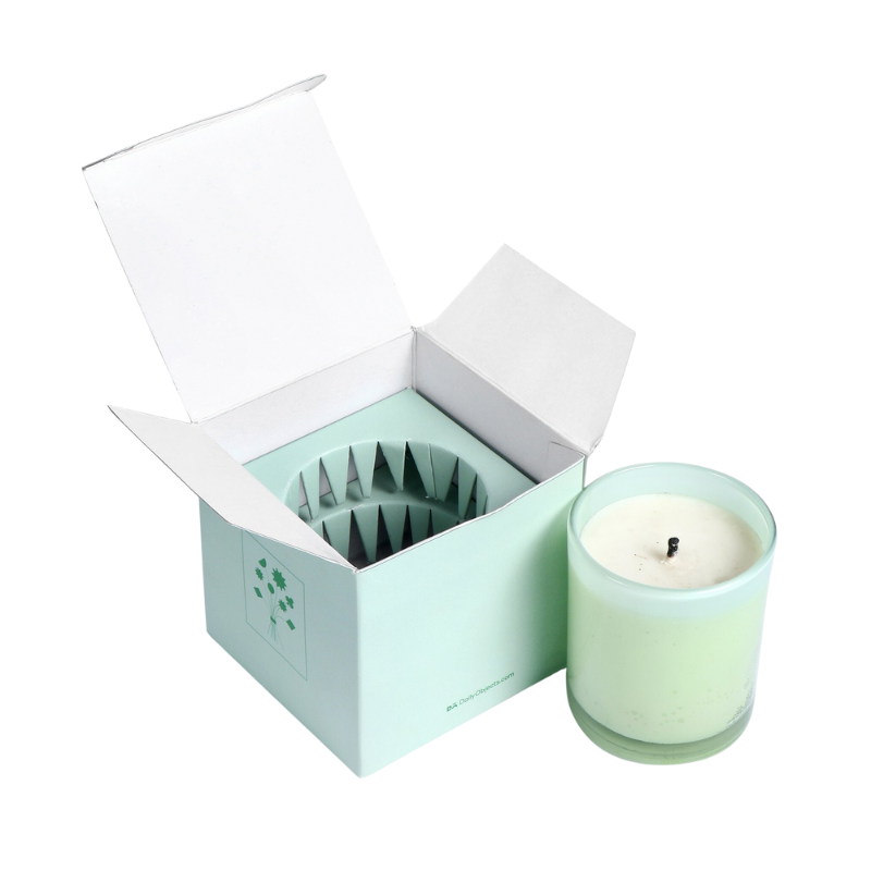 SBS Mono Carton – Candle Box with Embossed Logo
