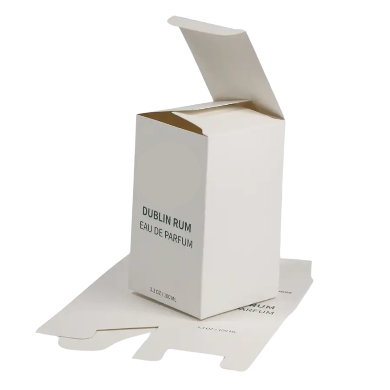 SBS Mono Carton – Perfume Box with Metallic Leafing