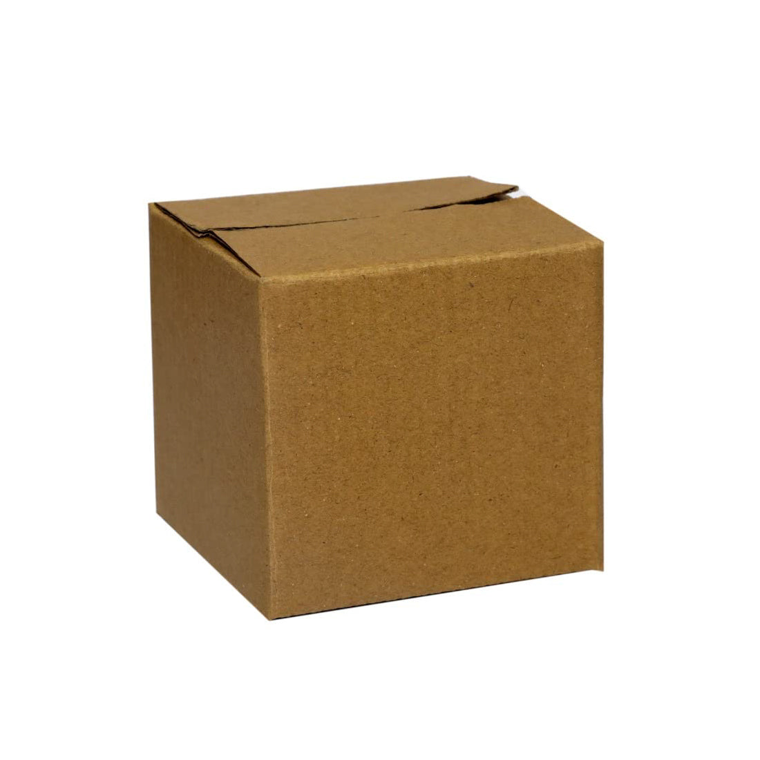 Brown Corrugated Cardboard Box for Packing (3.5 X 3.5 X 3.5 Inches) - Pack of 50 Boxes