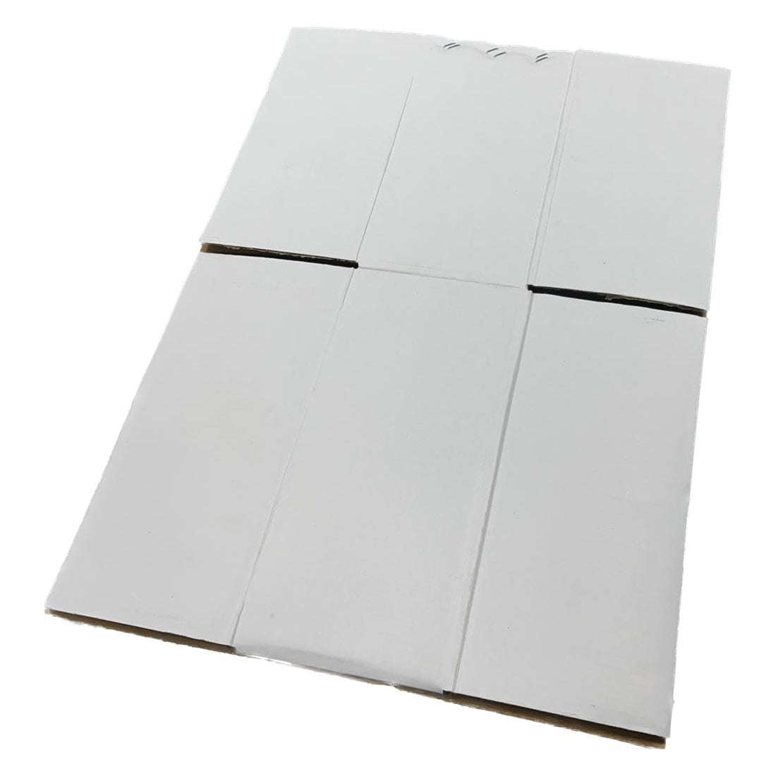 5 Ply White Corrugated Box For Packing (13.38X11.61X6 inches) - Pack of 10 Boxes
