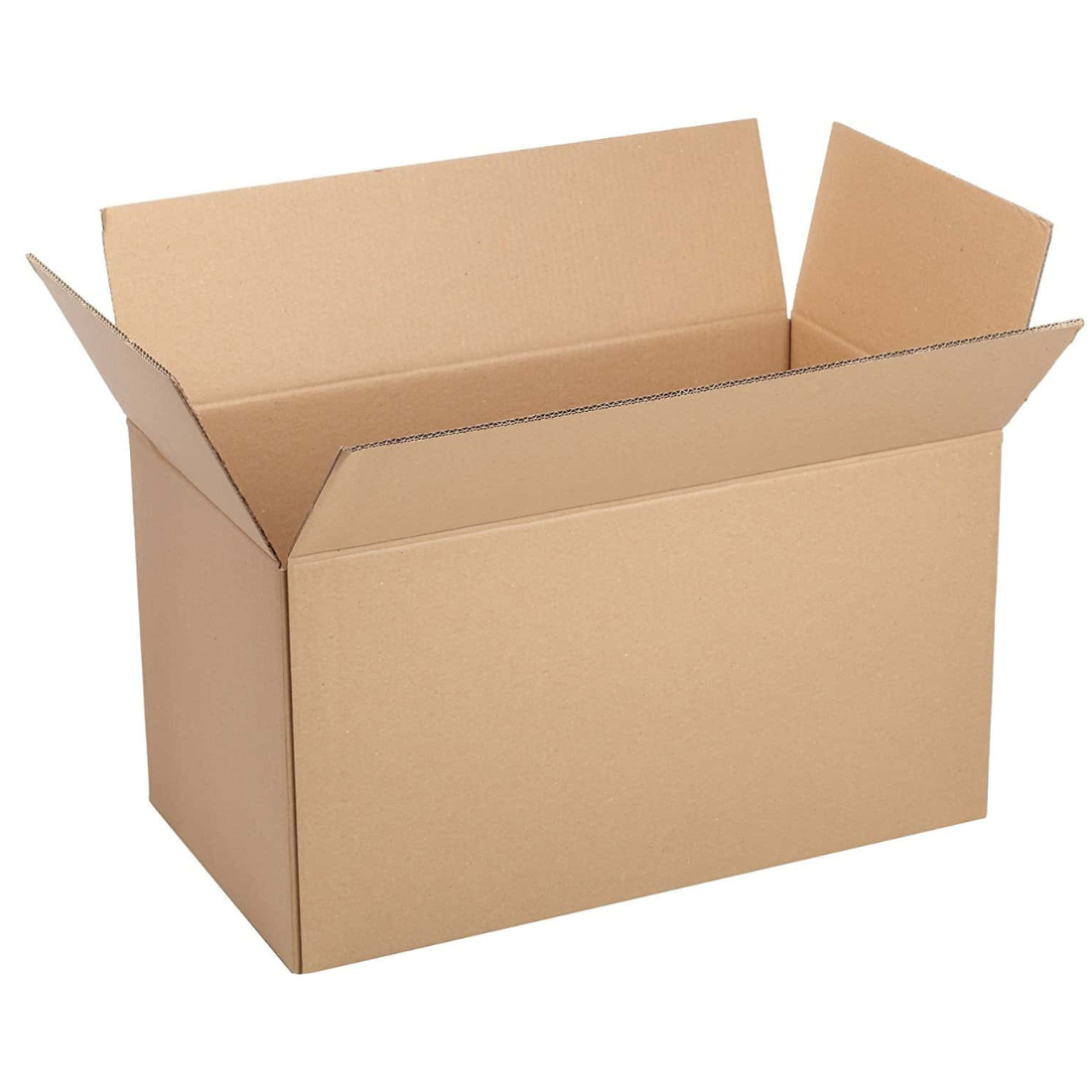 3 Ply Brown Corrugated Box for Packing (13.25X7.5X6 inches) - Pack of 20 Boxes