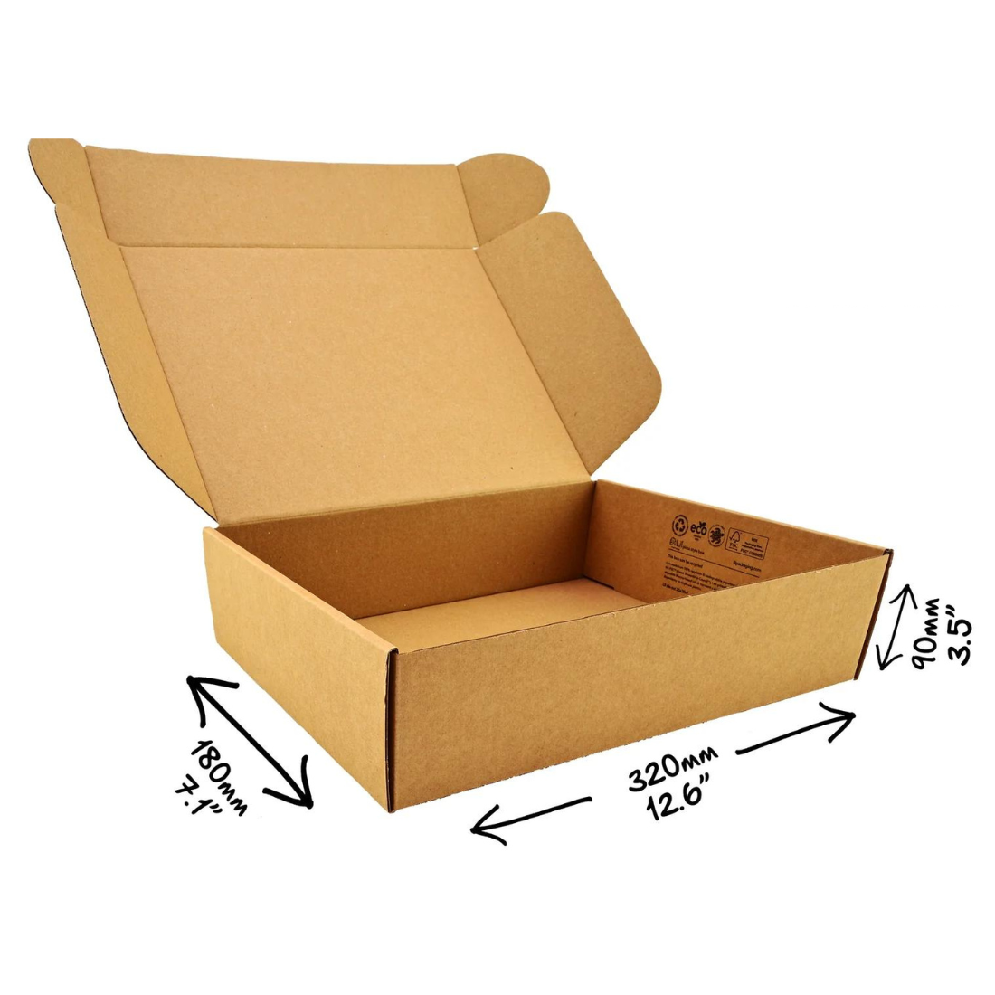 Cardboard Postal Box - 32x18x9cm (PACK OF 50)