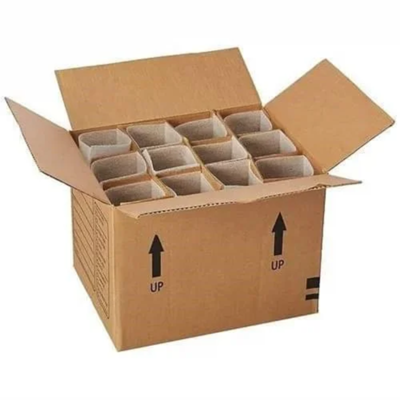 Multicolored Printed Corrugated Box with Partition