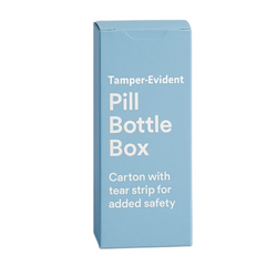 Tamper-Evident Pill Bottle Box